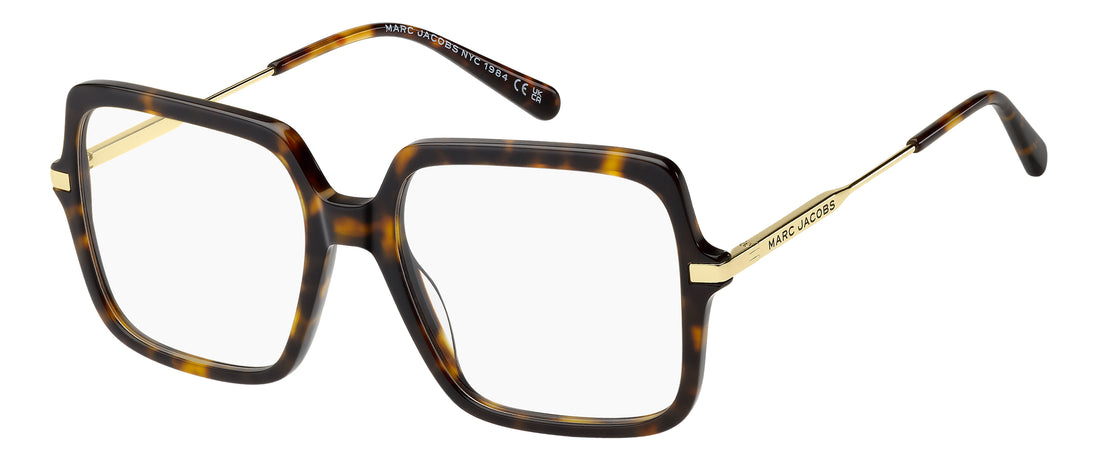 Brillen marc jacobs marc 941 086 havana square femenino maat 53mm - Hoofdaanzicht