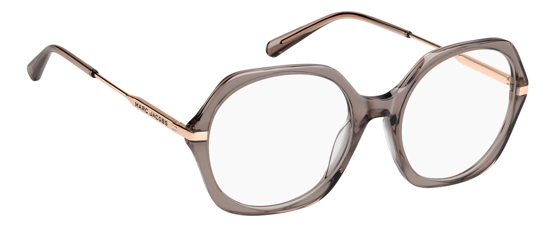 Brillen marc jacobs marc 942 10a beige square femenino maat 54mm - Detailaanzicht