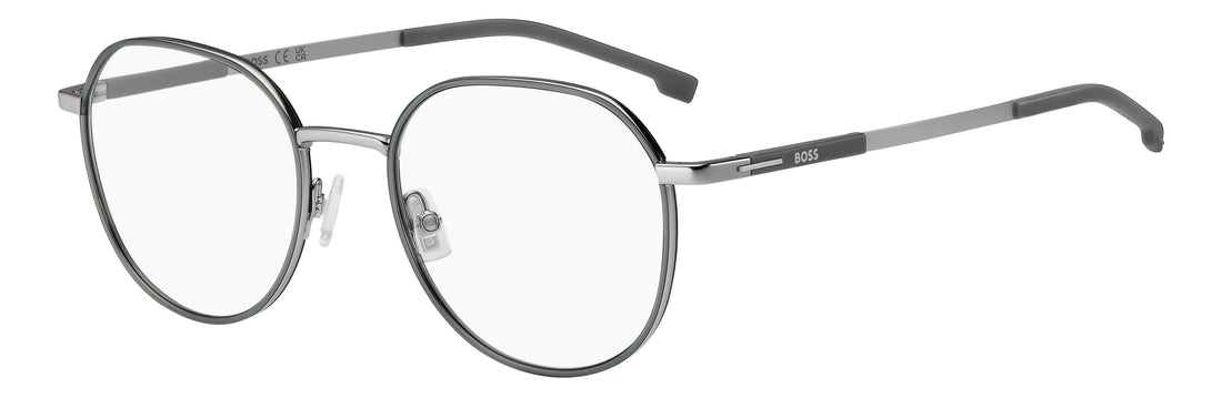 Briller hugo boss boss 1992 r81 plateado round masculino størrelse 51mm - Hovedvisning
