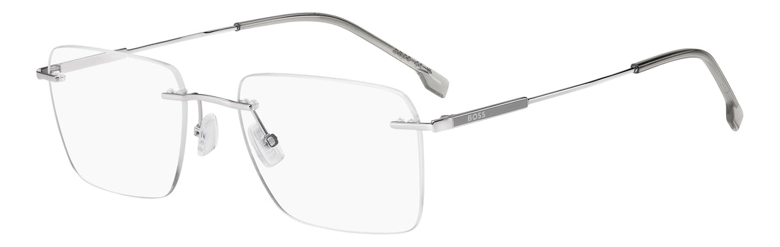 Briller hugo boss boss 1998 010 plateado rectangular masculino størrelse 57mm - Hovedvisning