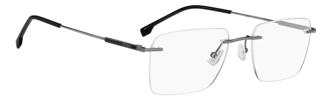 Briller hugo boss boss 1998 kj1 plateado rectangular masculino størrelse 57mm - Detaljeret visning