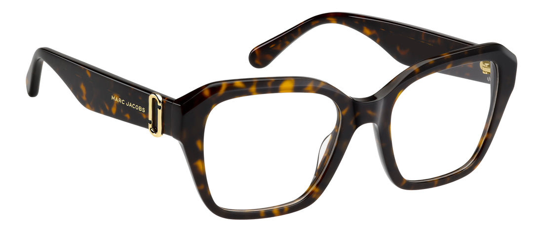 Brillen marc jacobs marc 923 086 havana rectangular femenino maat 52mm - Detailaanzicht