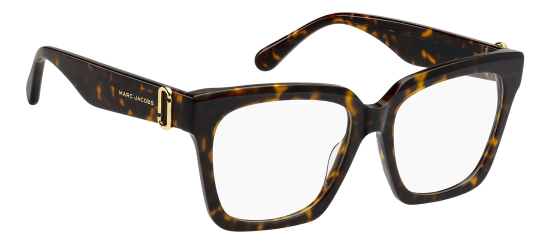 Brillen marc jacobs marc 924 086 havana rectangular femenino maat 53mm - Detailaanzicht
