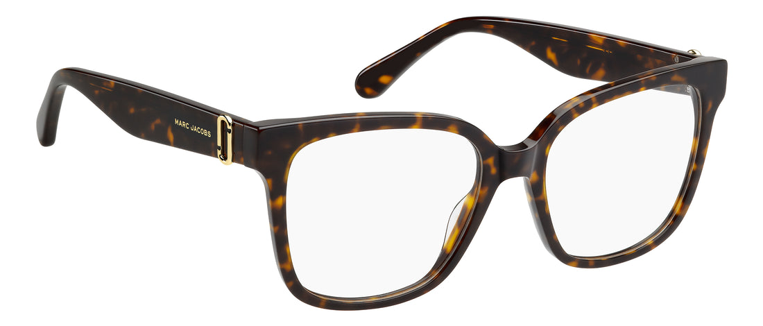 Brillen marc jacobs marc 927 086 havana rectangular femenino maat 53mm - Detailaanzicht