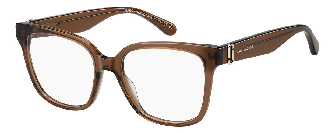 Brillen marc jacobs marc 927 09q marron rectangular femenino maat 53mm - Hoofdaanzicht
