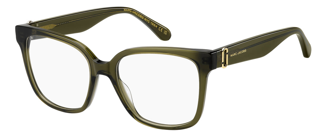 Brillen marc jacobs marc 927 1ed verde rectangular femenino maat 53mm - Hoofdaanzicht