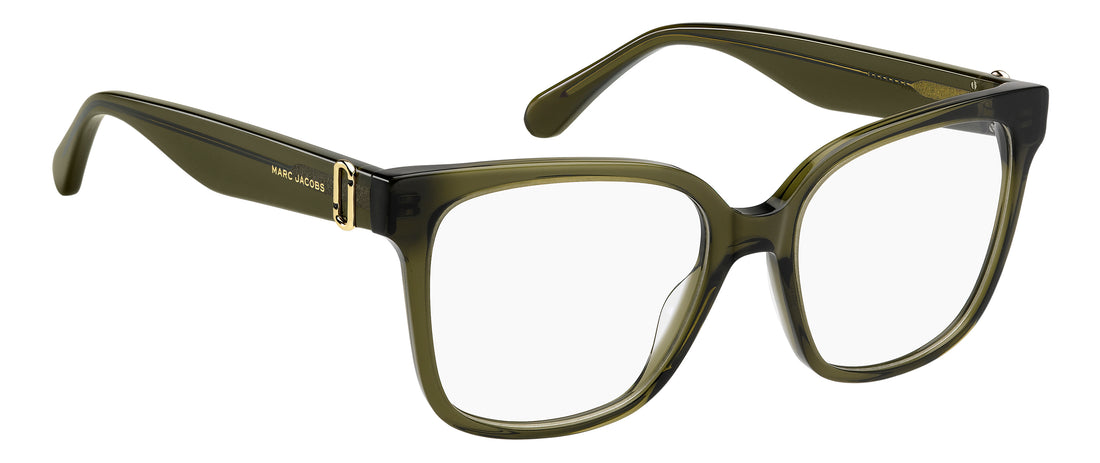 Brillen marc jacobs marc 927 1ed verde rectangular femenino maat 53mm - Detailaanzicht