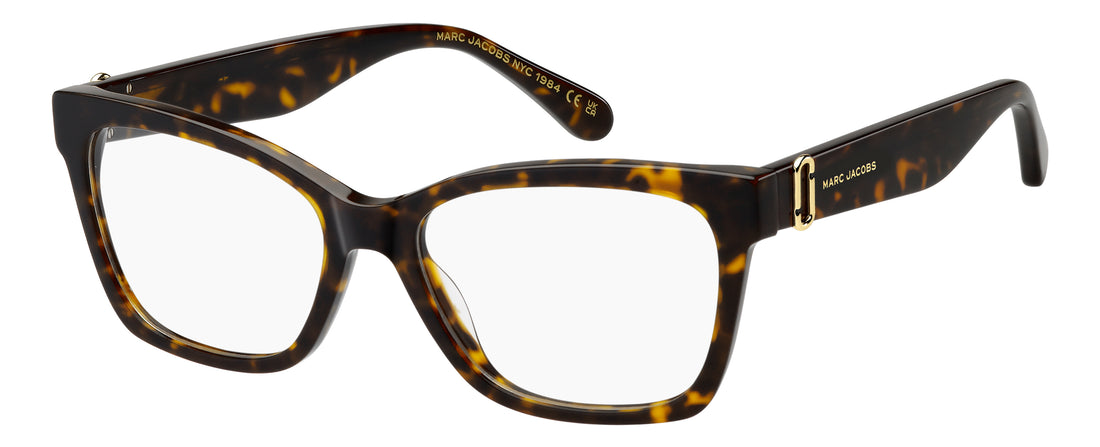Brillen marc jacobs marc 928 086 havana rectangular femenino maat 53mm - Hoofdaanzicht