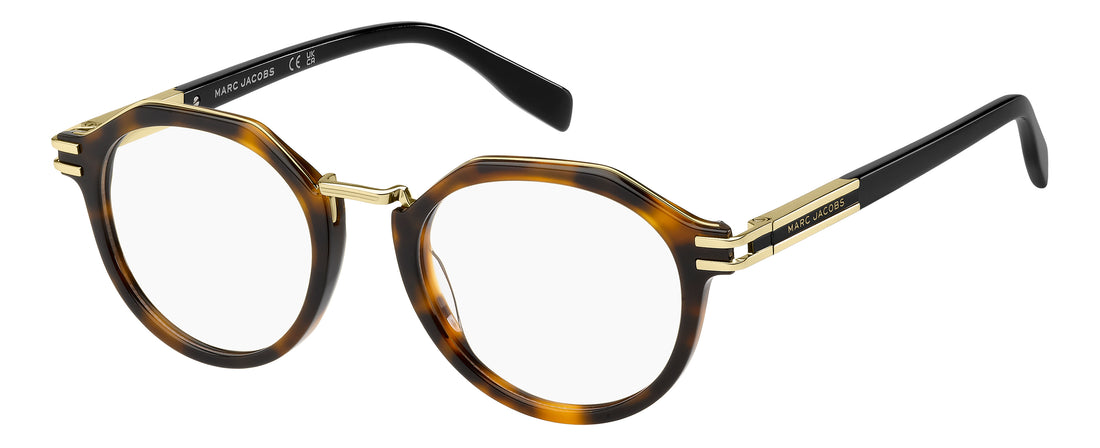 Brillen marc jacobs marc 945 2ik havana round masculino maat 50mm - Hoofdaanzicht