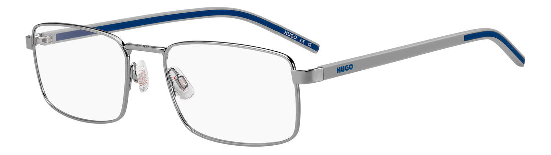 Okulary korekcyjne hugo hg 1435 6lb plateado rectangular masculino rozmiar 56mm - Widok główny