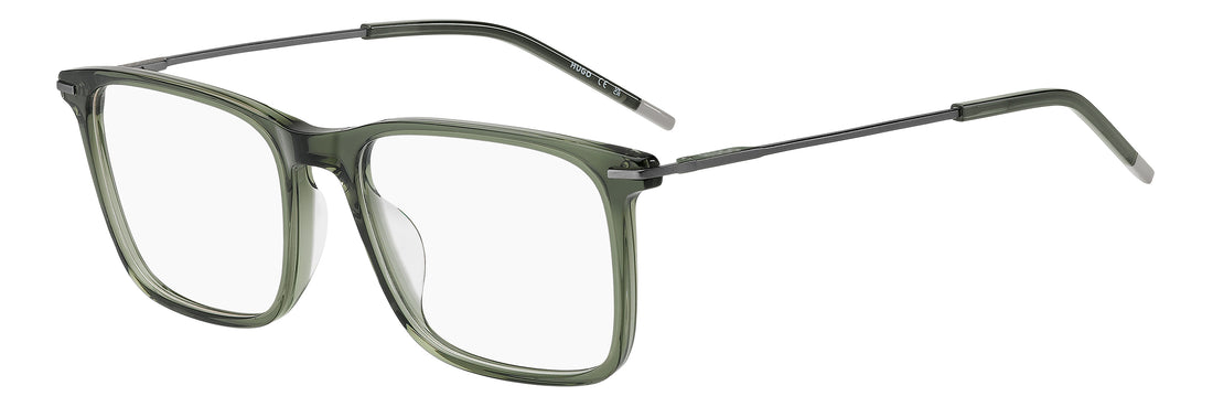 Okulary korekcyjne hugo hg 1431/g 1ed verde rectangular masculino rozmiar 55mm - Widok główny