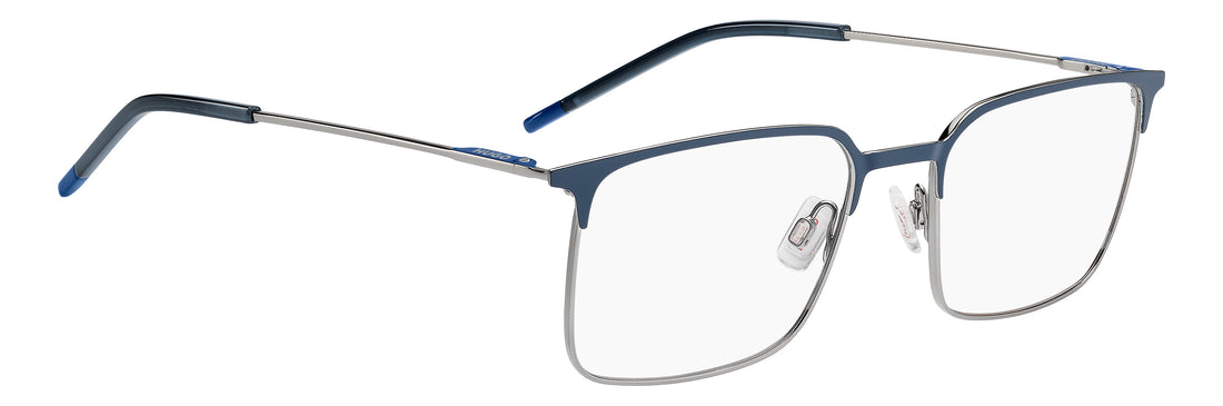 Okulary korekcyjne hugo hg 1432 fll azul rectangular masculino rozmiar 55mm - Widok szczegółowy
