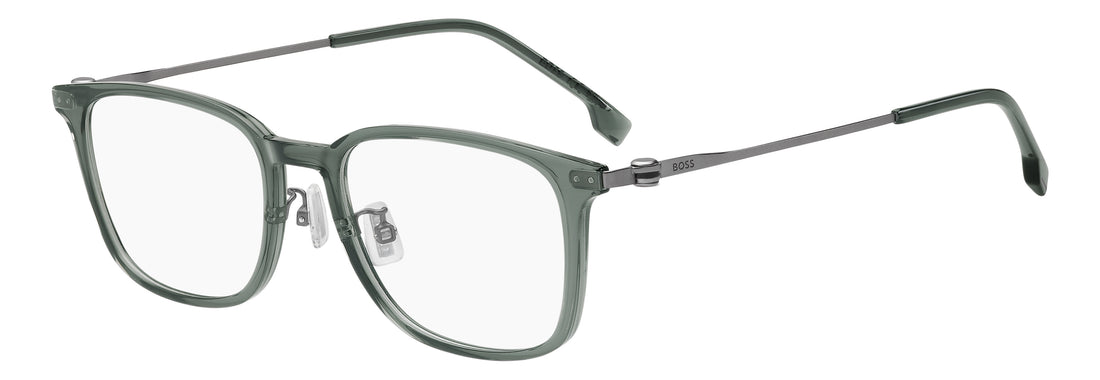 Briller hugo boss boss 2029/f 1ed verde rectangular masculino størrelse 54mm - Hovedvisning