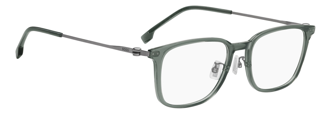Briller hugo boss boss 2029/f 1ed verde rectangular masculino størrelse 54mm - Detaljeret visning