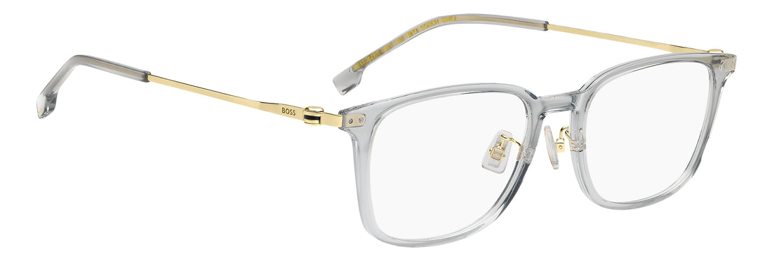 Briller hugo boss boss 2029/f kb7 gris rectangular masculino størrelse 54mm - Detaljeret visning