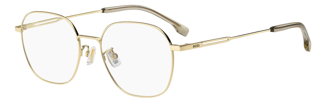 Briller hugo boss boss 2030/f j5g dorado rectangular masculino størrelse 53mm - Hovedvisning