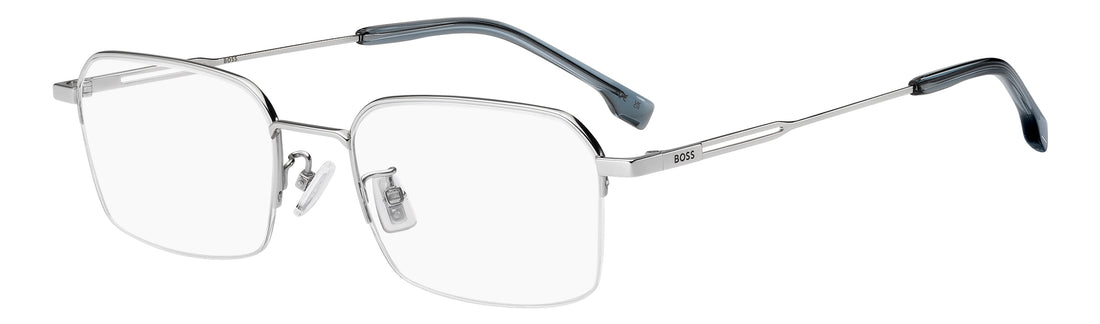 Briller hugo boss boss 2031/f 010 plateado rectangular masculino størrelse 53mm - Hovedvisning