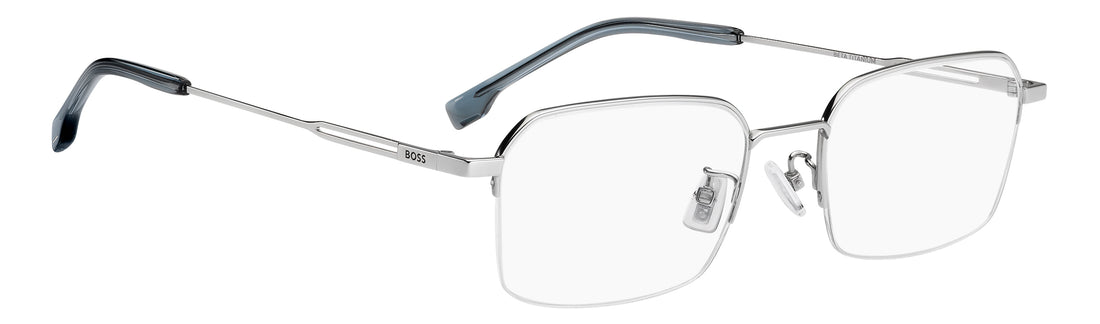Briller hugo boss boss 2031/f 010 plateado rectangular masculino størrelse 53mm - Detaljeret visning