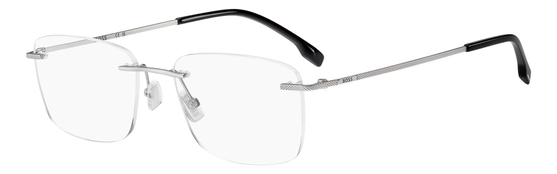 Briller hugo boss boss 2035/f ctl plateado rectangular masculino størrelse 55mm - Hovedvisning