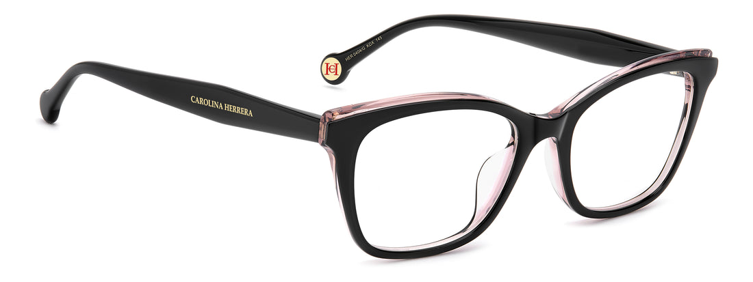 Briller carolina herrera her 0404/g kdx negro rectangular femenino størrelse 52mm - Detaljeret visning