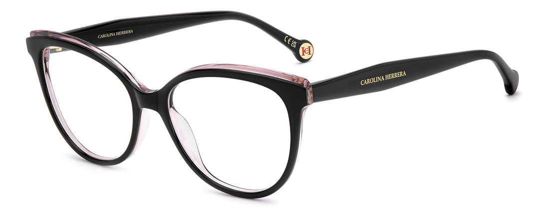 Briller carolina herrera her 0405 kdx negro cat eye femenino størrelse 53mm - Hovedvisning