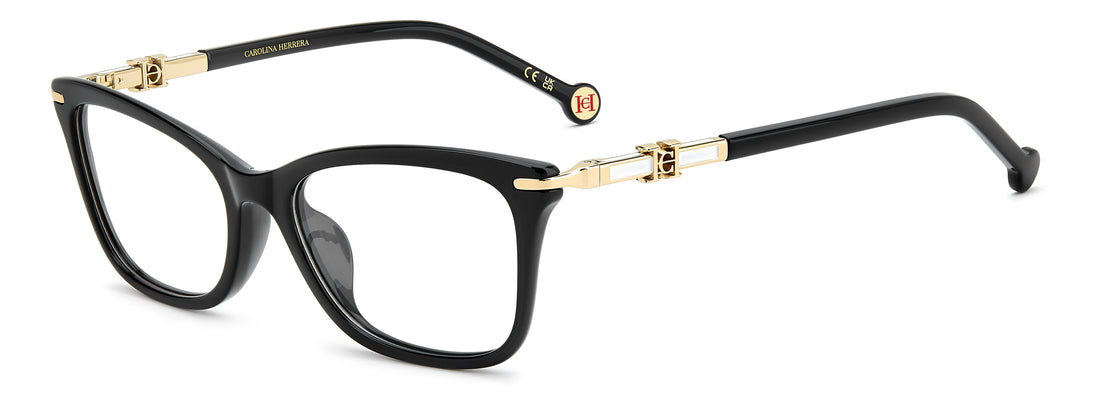 Briller carolina herrera her 0423/g 807 negro rectangular femenino størrelse 53mm - Hovedvisning