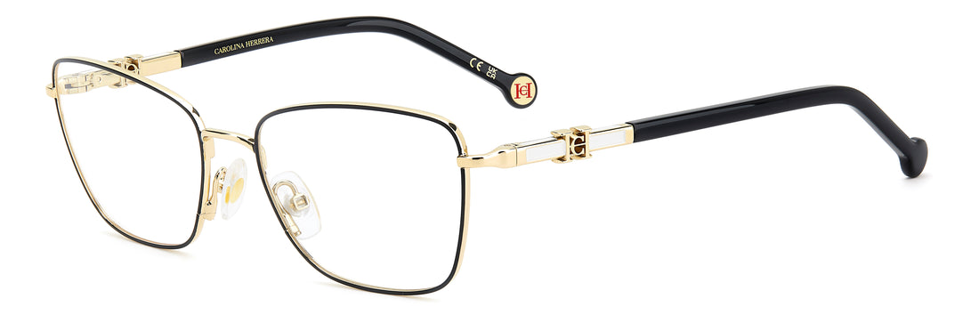 Briller carolina herrera her 0424 rhl dorado rectangular femenino størrelse 55mm - Hovedvisning