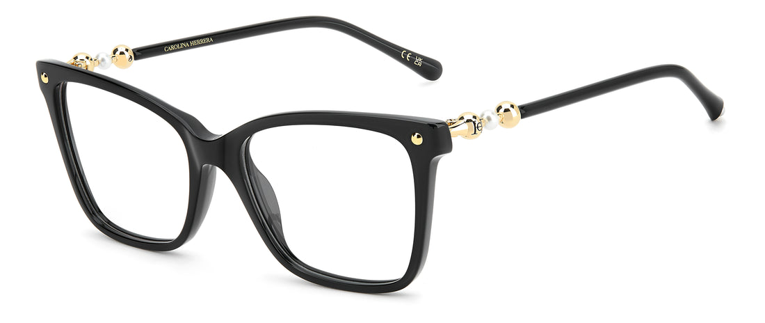 Briller carolina herrera her 0408 807 negro rectangular femenino størrelse 54mm - Hovedvisning