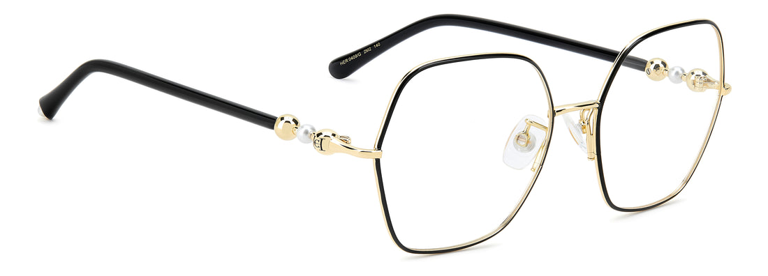 Briller carolina herrera her 0409/g 2m2 negro square femenino størrelse 55mm - Detaljeret visning