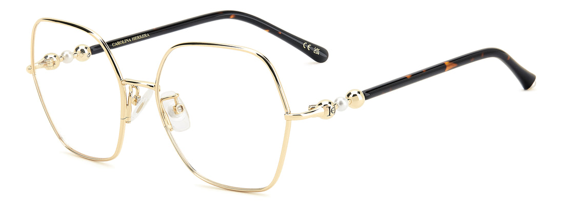 Briller carolina herrera her 0409/g j5g dorado square femenino størrelse 55mm - Hovedvisning