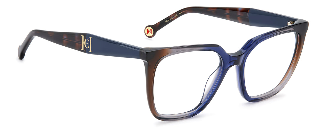Briller carolina herrera her 0418 3lg marron rectangular femenino størrelse 53mm - Detaljeret visning