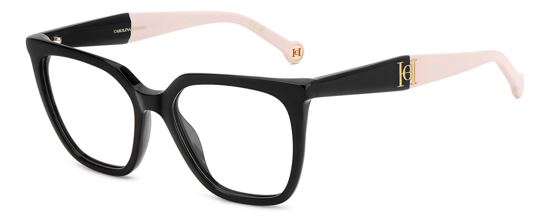 Briller carolina herrera her 0418 807 negro rectangular femenino størrelse 53mm - Hovedvisning