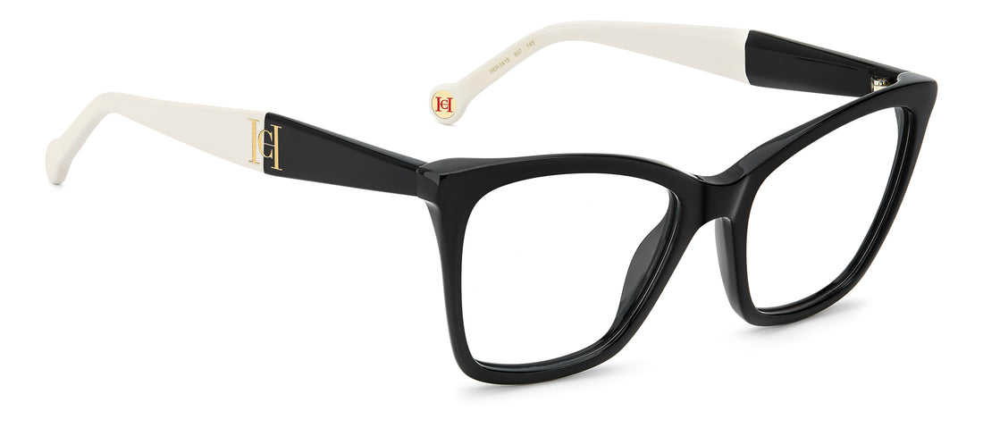 Briller carolina herrera her 0419 807 negro rectangular femenino størrelse 53mm - Detaljeret visning