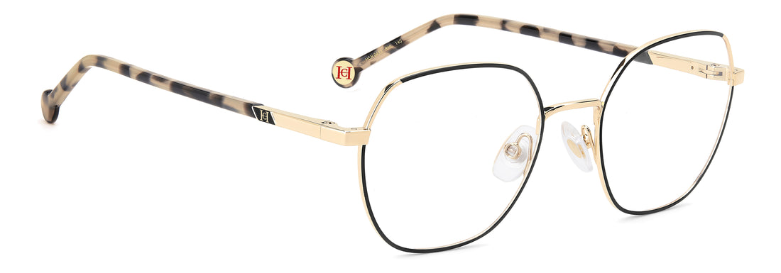 Briller carolina herrera her 0433 rhl dorado rectangular femenino størrelse 52mm - Detaljeret visning
