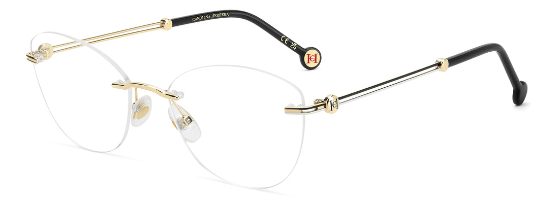 Briller carolina herrera her 0427 80s negro cat eye femenino størrelse 55mm - Hovedvisning