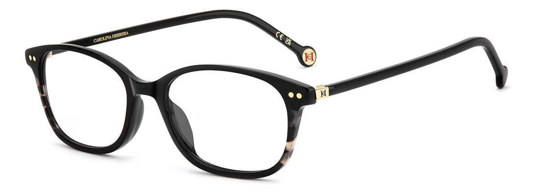 Briller carolina herrera her 0435 807 negro rectangular femenino størrelse 52mm - Hovedvisning