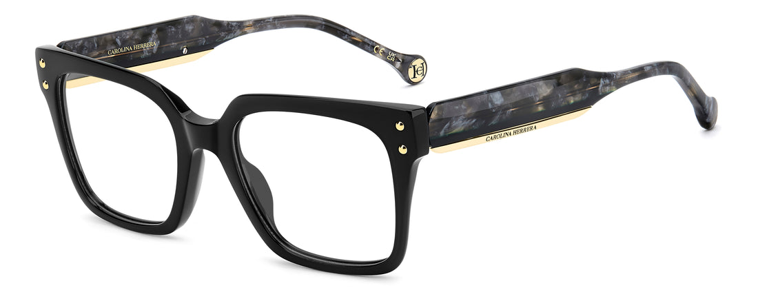 Briller carolina herrera her 0413 807 negro rectangular femenino størrelse 51mm - Hovedvisning