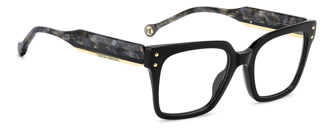 Briller carolina herrera her 0413 807 negro rectangular femenino størrelse 51mm - Detaljeret visning