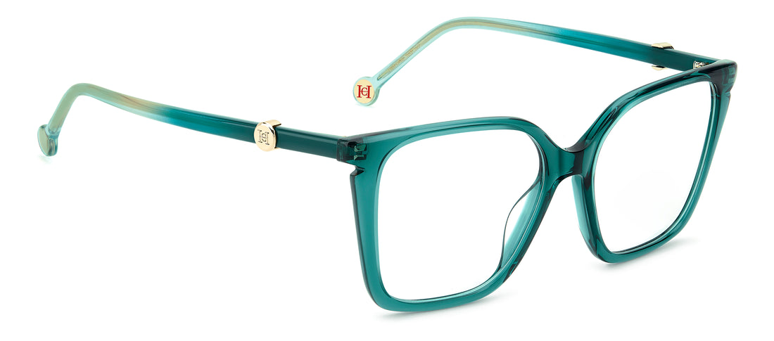 Briller carolina herrera her 0436 1ed verde square femenino størrelse 52mm - Detaljeret visning
