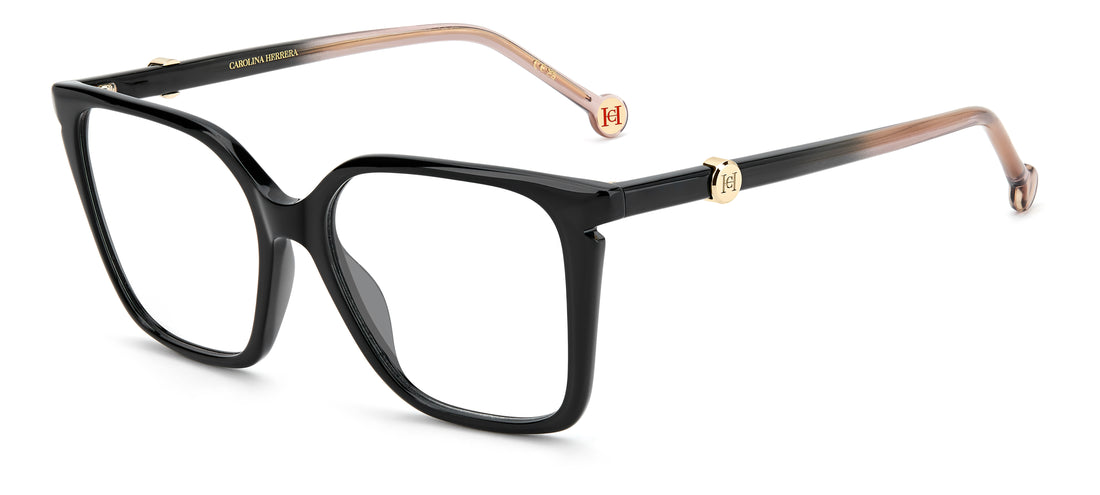 Briller carolina herrera her 0436 807 negro square femenino størrelse 52mm - Hovedvisning