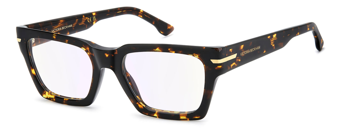 Brillen victoria beckham vb 7021 086 13 havana rectangular femenino maat 52mm - Hoofdaanzicht