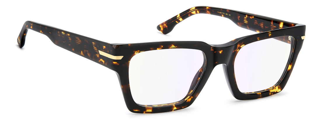 Brillen victoria beckham vb 7021 086 13 havana rectangular femenino maat 52mm - Detailaanzicht