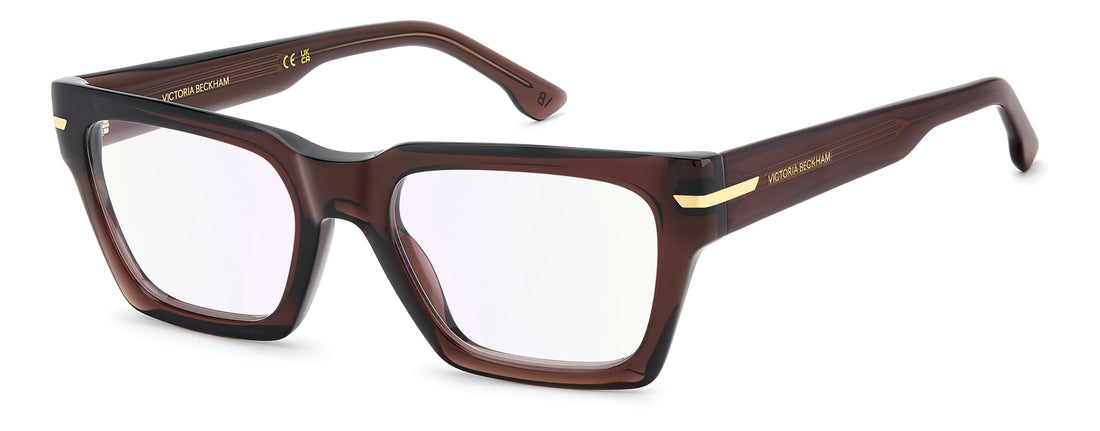 Brillen victoria beckham vb 7021 09q 13 marron rectangular femenino maat 52mm - Hoofdaanzicht