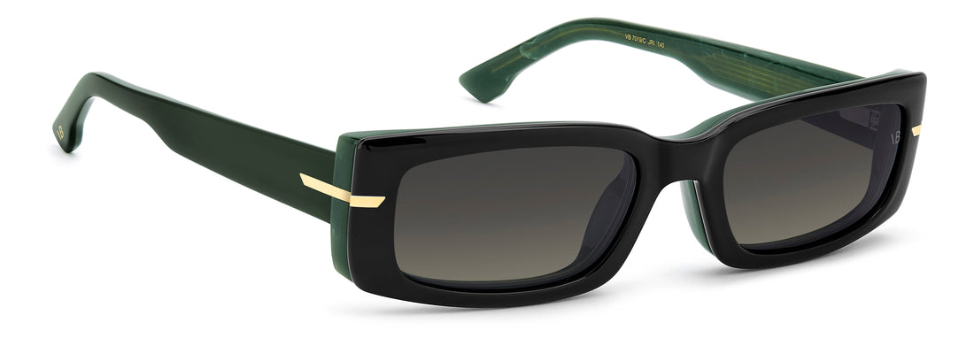 Solglasögon victoria beckham vb 7019/c jri lb verde rectangular femenino storlek 53mm - Detaljvy