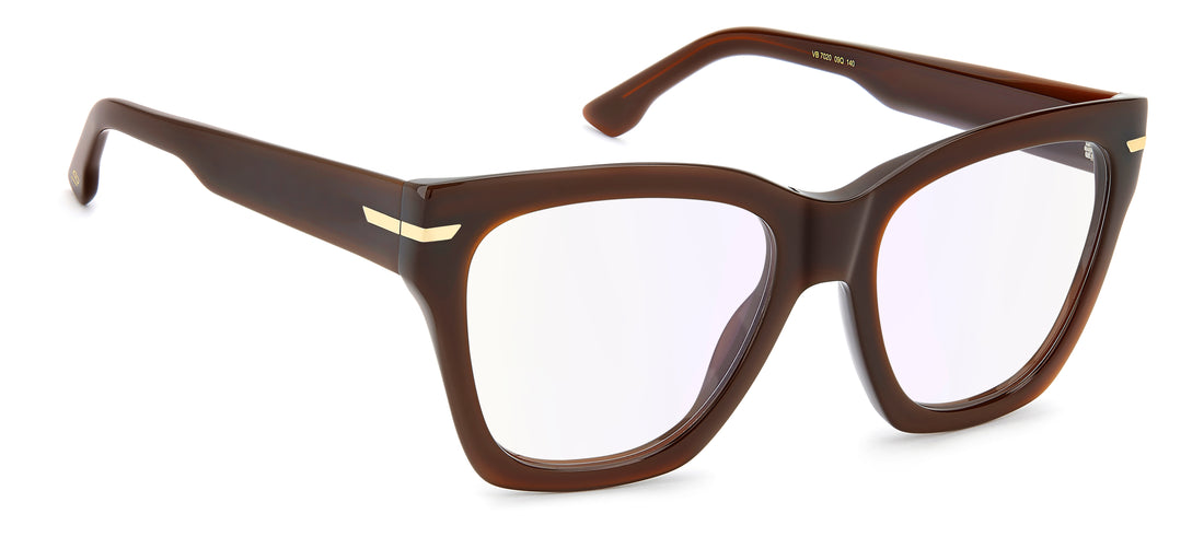 Brillen victoria beckham vb 7020 09q 13 marron rectangular femenino maat 53mm - Detailaanzicht