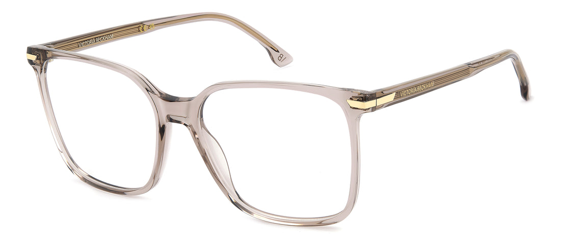 Brillen victoria beckham vb 1030 fwm beige square femenino maat 55mm - Hoofdaanzicht