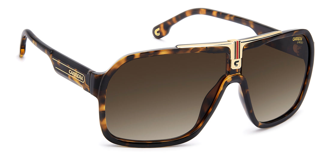 Gafas de sol carrera 1014/s 086 ha havana square masculino talla 64mm - Vista de detalle