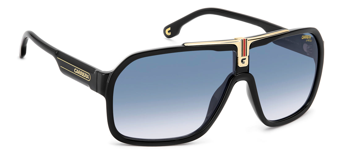 Óculos de sol carrera 1014/s 2m2 08 negro square masculino tamanho 64mm - Vista de detalhe