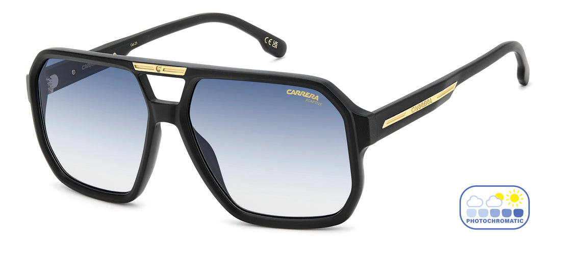 Solbriller carrera victory c 01/s 003 7q negro square masculino størrelse 60mm - Hovedvisning