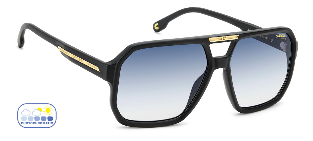Solbriller carrera victory c 01/s 003 7q negro square masculino størrelse 60mm - Detaljeret visning